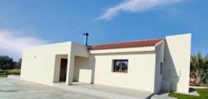 Completed steel frame house Cyprus