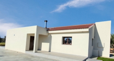 Completed steel frame house Cyprus