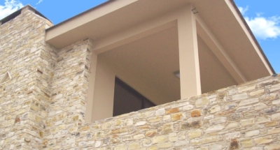 Completed steel frame house Cyprus