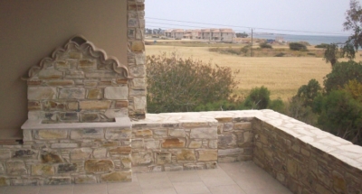 Completed steel frame house Cyprus