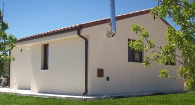 Completed steel frame house Cyprus