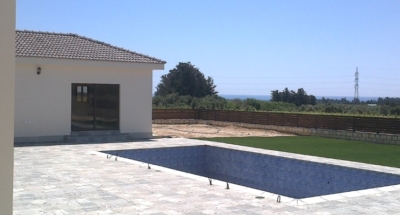 Completed steel frame house Cyprus