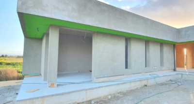 Completed steel frame house Cyprus