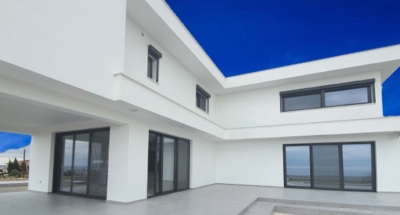 Completed steel frame house Cyprus