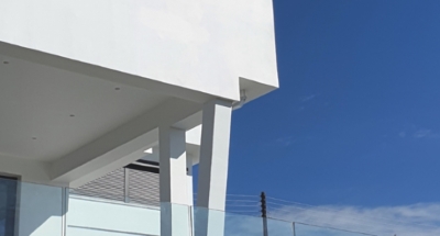 Completed steel frame house Cyprus