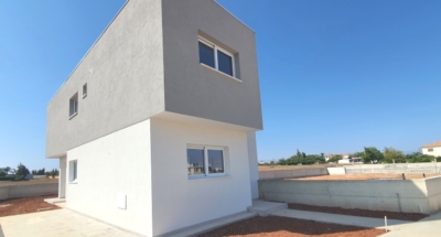 Completed steel frame house Cyprus