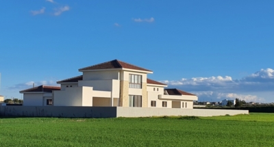 Completed steel frame house Cyprus