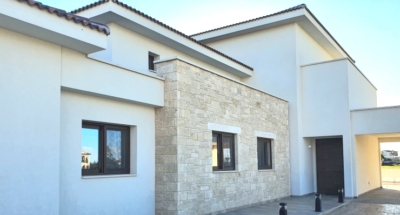 Completed steel frame house Cyprus