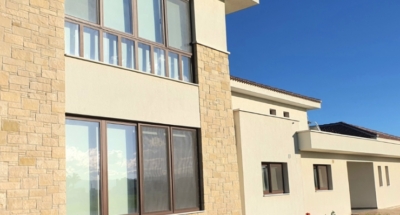 Completed steel frame house Cyprus