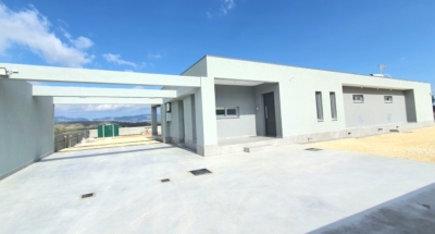 Completed steel frame house Cyprus