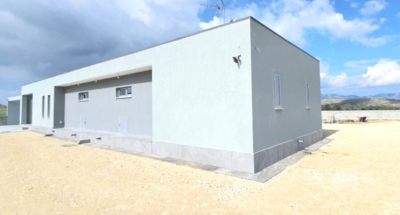 Completed steel frame house Cyprus