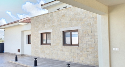 Completed steel frame house Cyprus