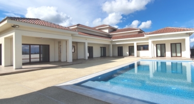 Completed steel frame house Cyprus