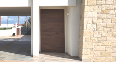Completed steel frame house Cyprus