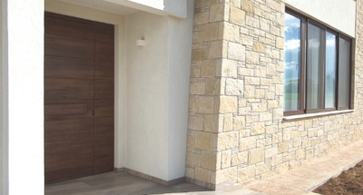 Completed steel frame house Cyprus