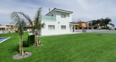 Completed steel frame house Cyprus
