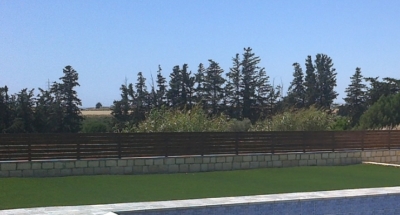 Completed steel frame house Cyprus