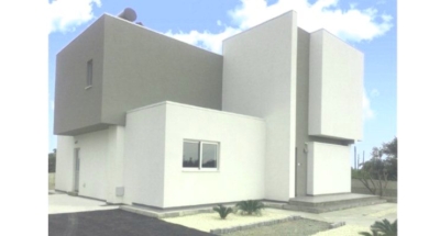 Completed steel frame house Cyprus